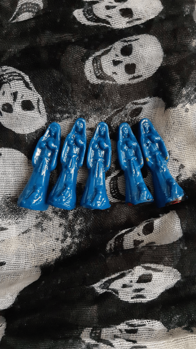 Mini santita bleue 3cm