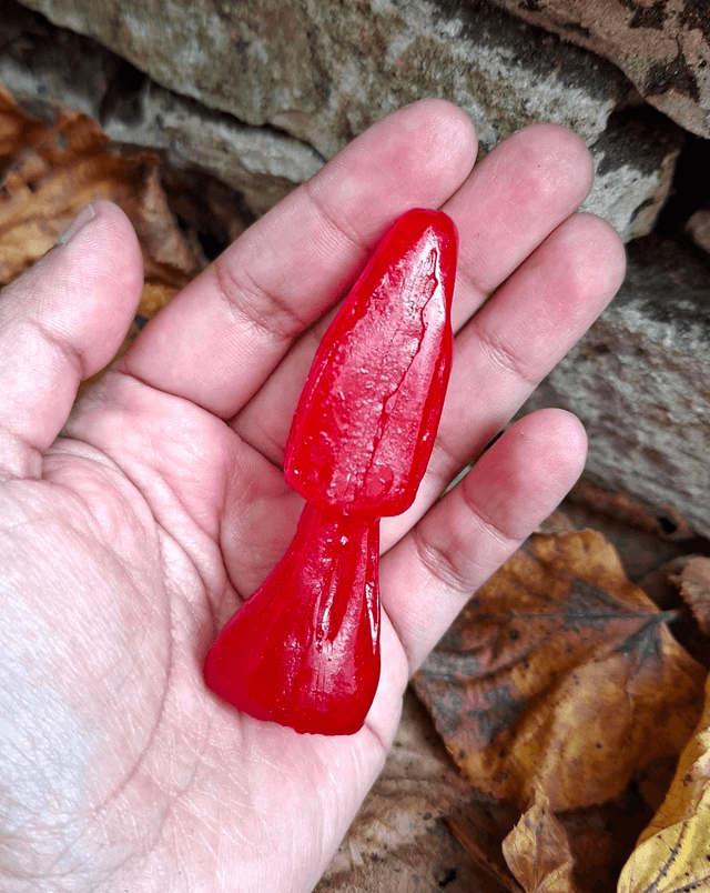 Statuette Santa Muerte rouge