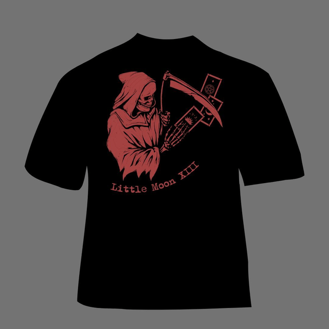 Tshirt Little Moon XIII logo cartes