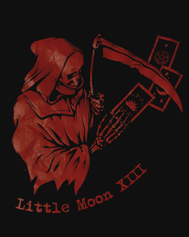 Tshirt Little Moon XIII logo cartes