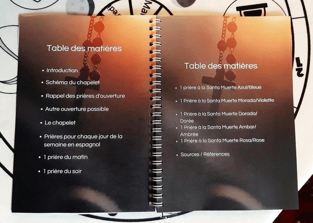 Guide du chapelet de la Santa Muerte
