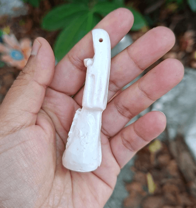 Statuette Santa Muerte blanche