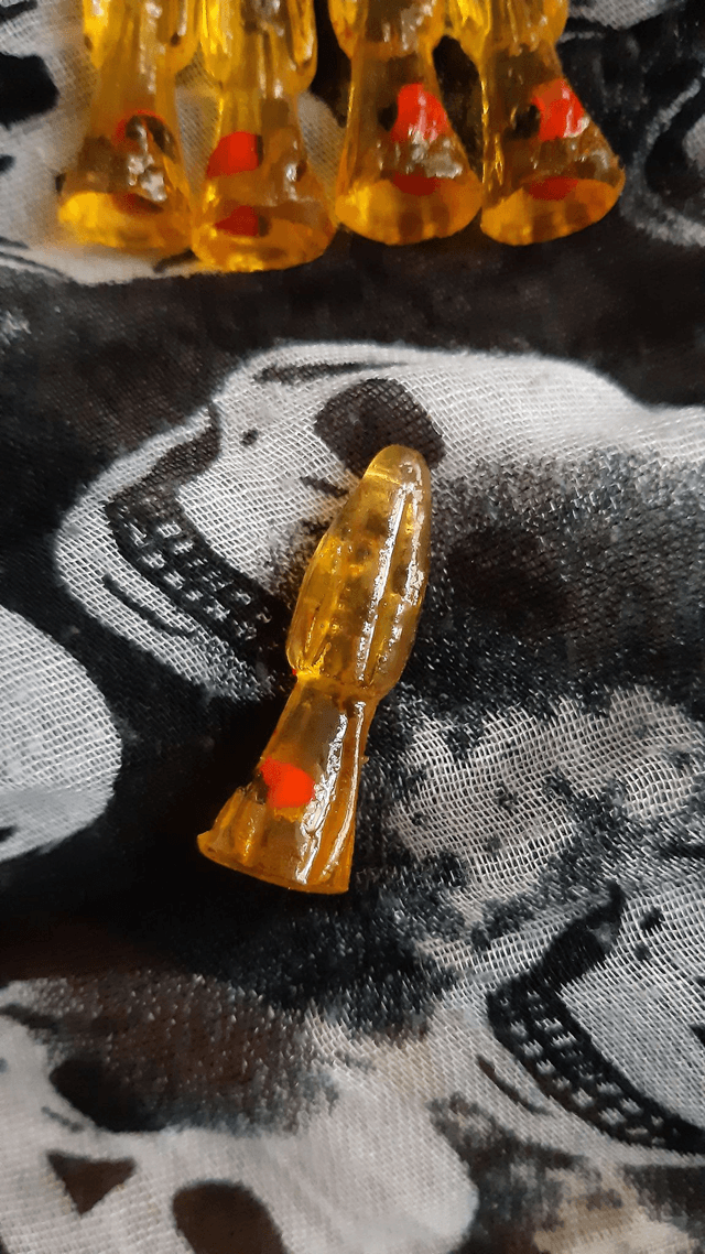 Mini santita jaune transparente 3cm