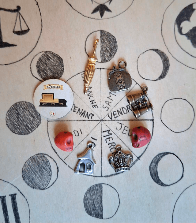 Charm's reading pour la semaine avec mon oracle de la Santa Muerte 
