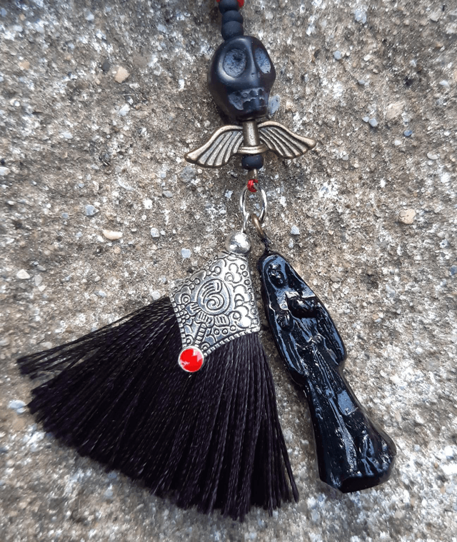 Chapelet Santa Muerte reversible
