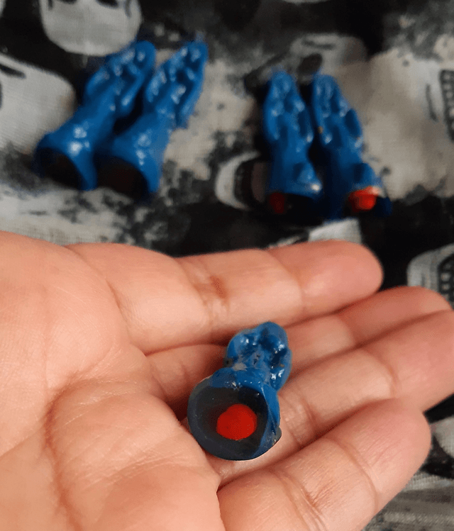 Mini santita bleue 3cm
