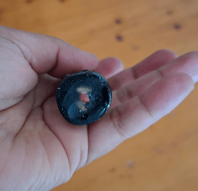 Chapelet Santa Muerte noir