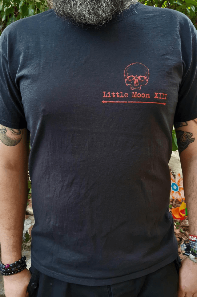 Tshirt Little Moon XIII logo cartes