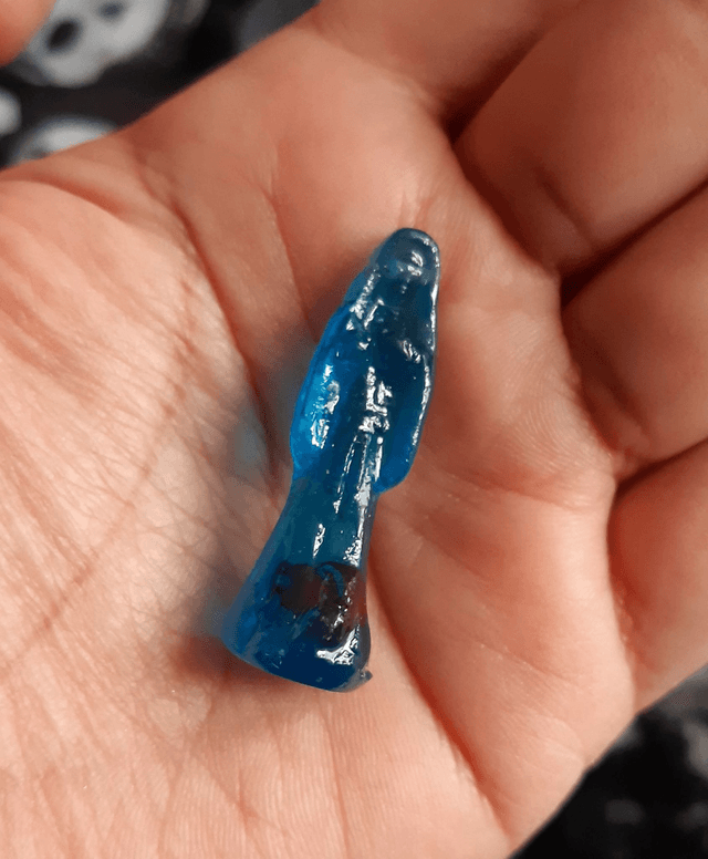 Mini santita bleue transparente 3cm