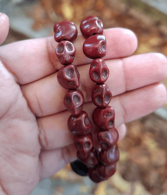 Bracelet Santa Muerte double rang