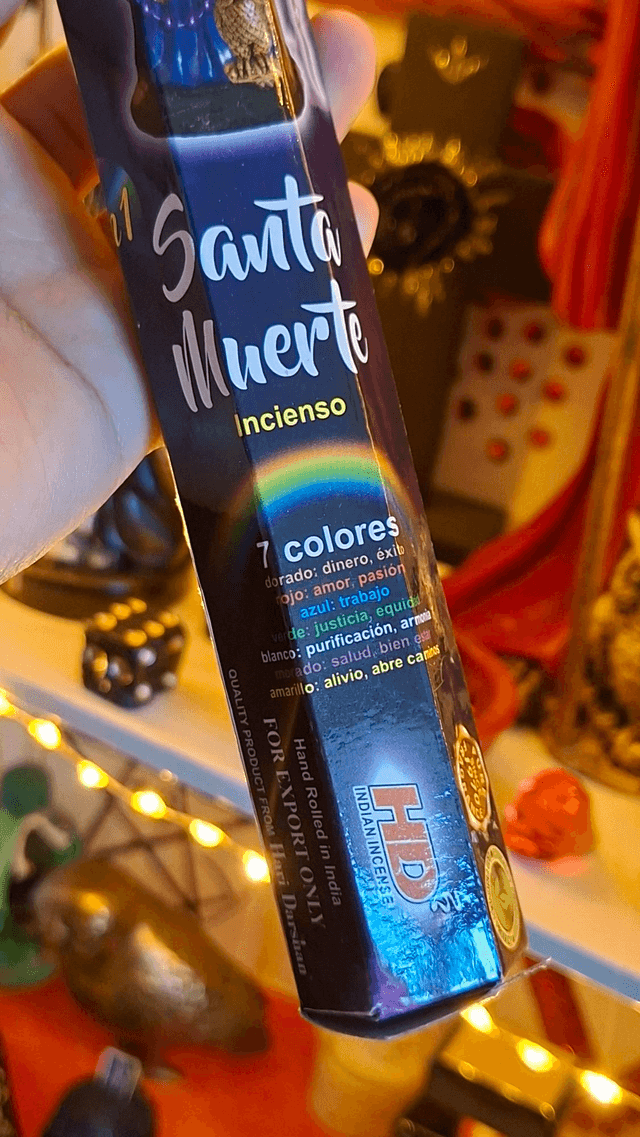 Encens de la Santa Muerte 7 couleurs