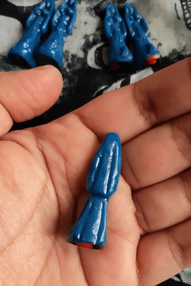 Mini santita bleue 3cm