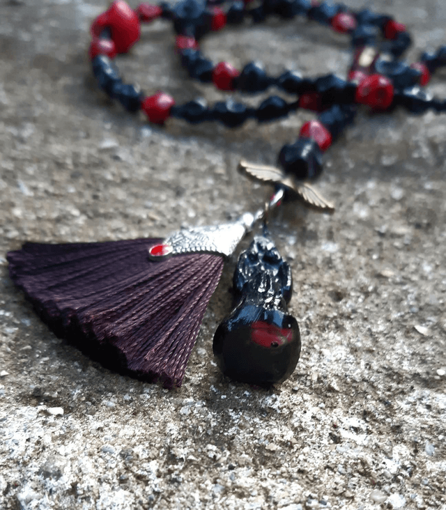 Chapelet Santa Muerte reversible