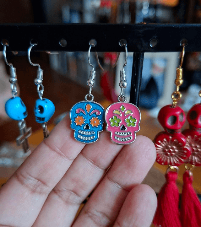 Boucles d'oreilles calavera