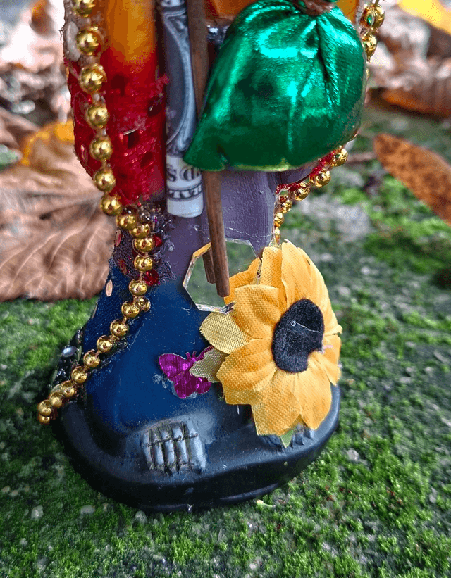 Statuette Santa Muerte 7 pouvoirs